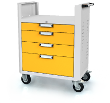 Werkstattwagen DVU 968 x 765 x 500 - CNC-Werkstattwagen - 4x Schubladen